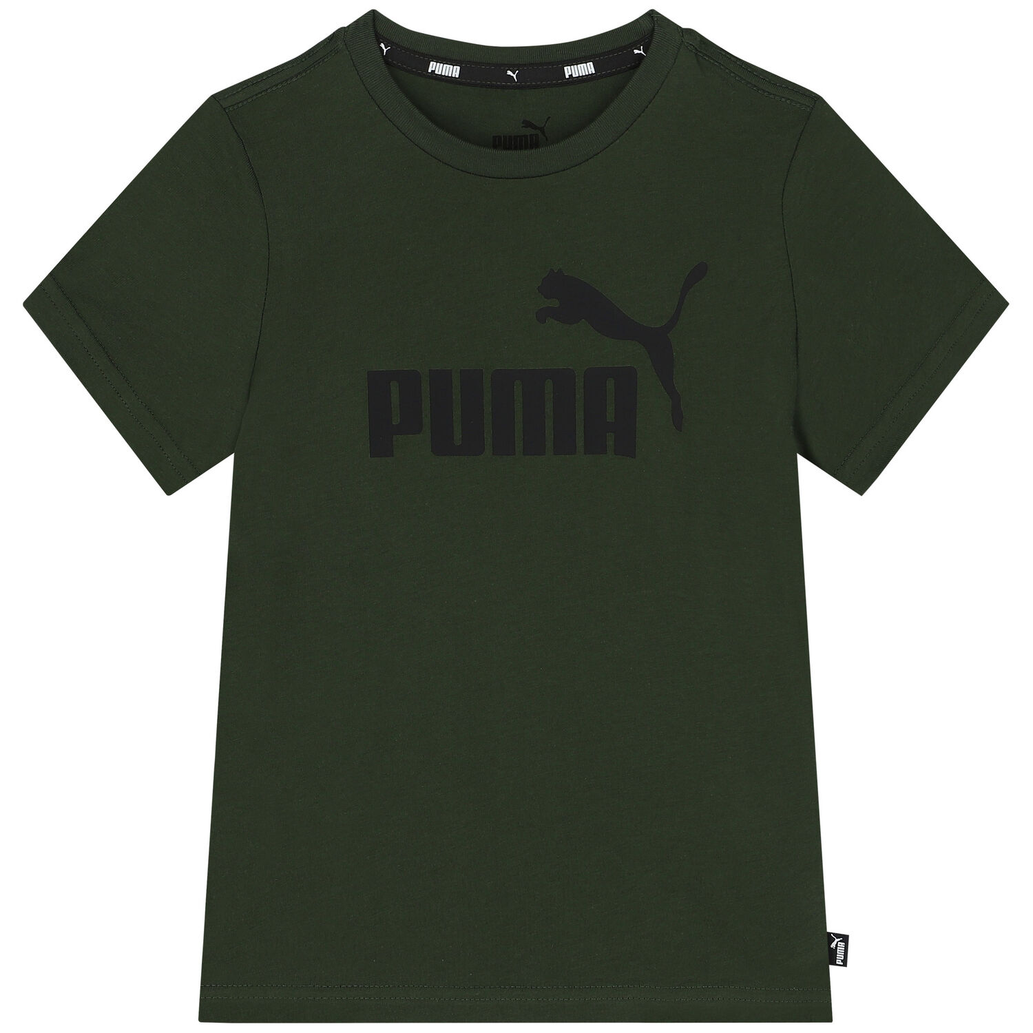 Boys Green Logo T-Shirt, 3, hi-res