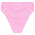 Girls Yellow & Bubblegum Pink Crinkle Bikini, 1, hi-res