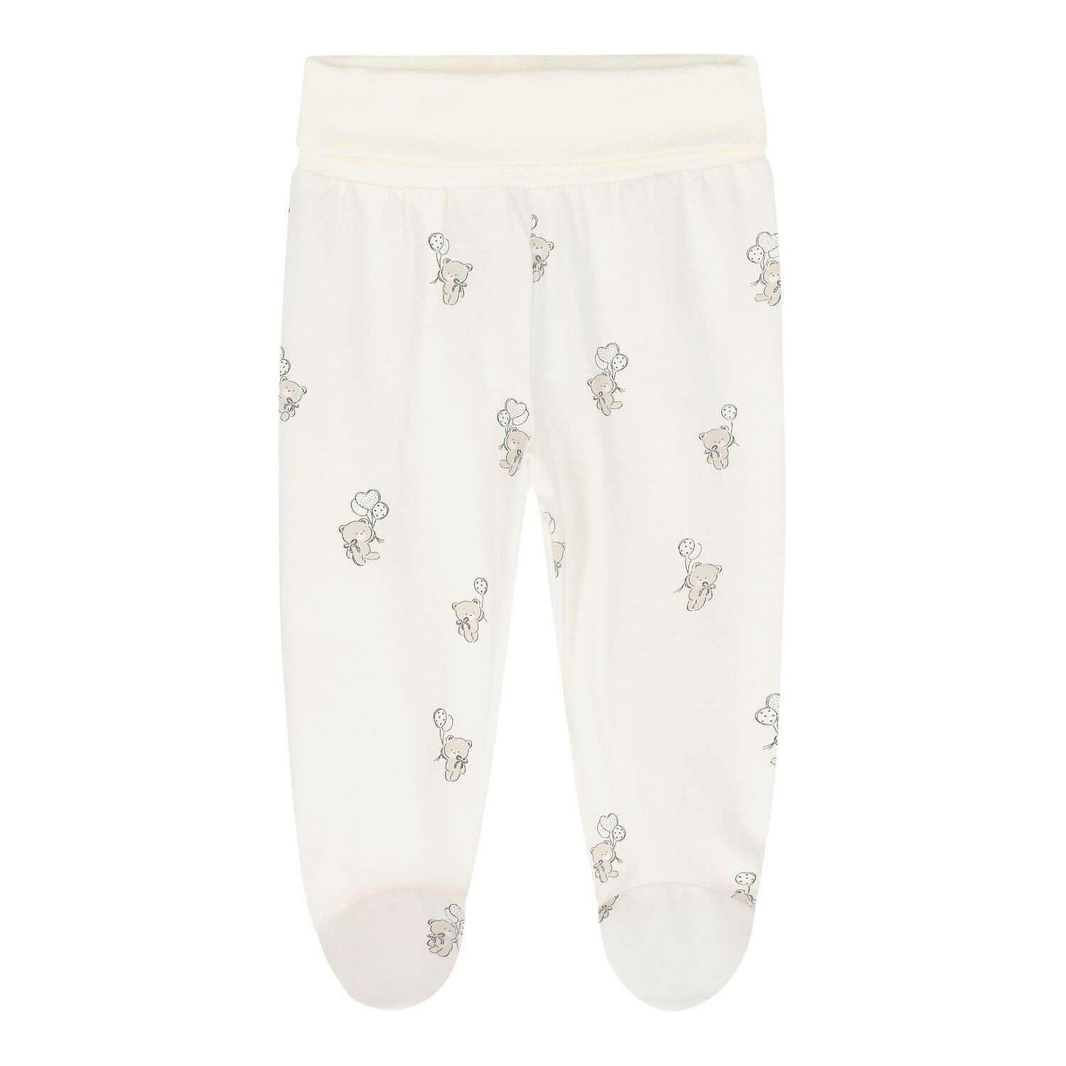 Baby Girls Ivory 2 Piece Babygrow, 2, hi-res