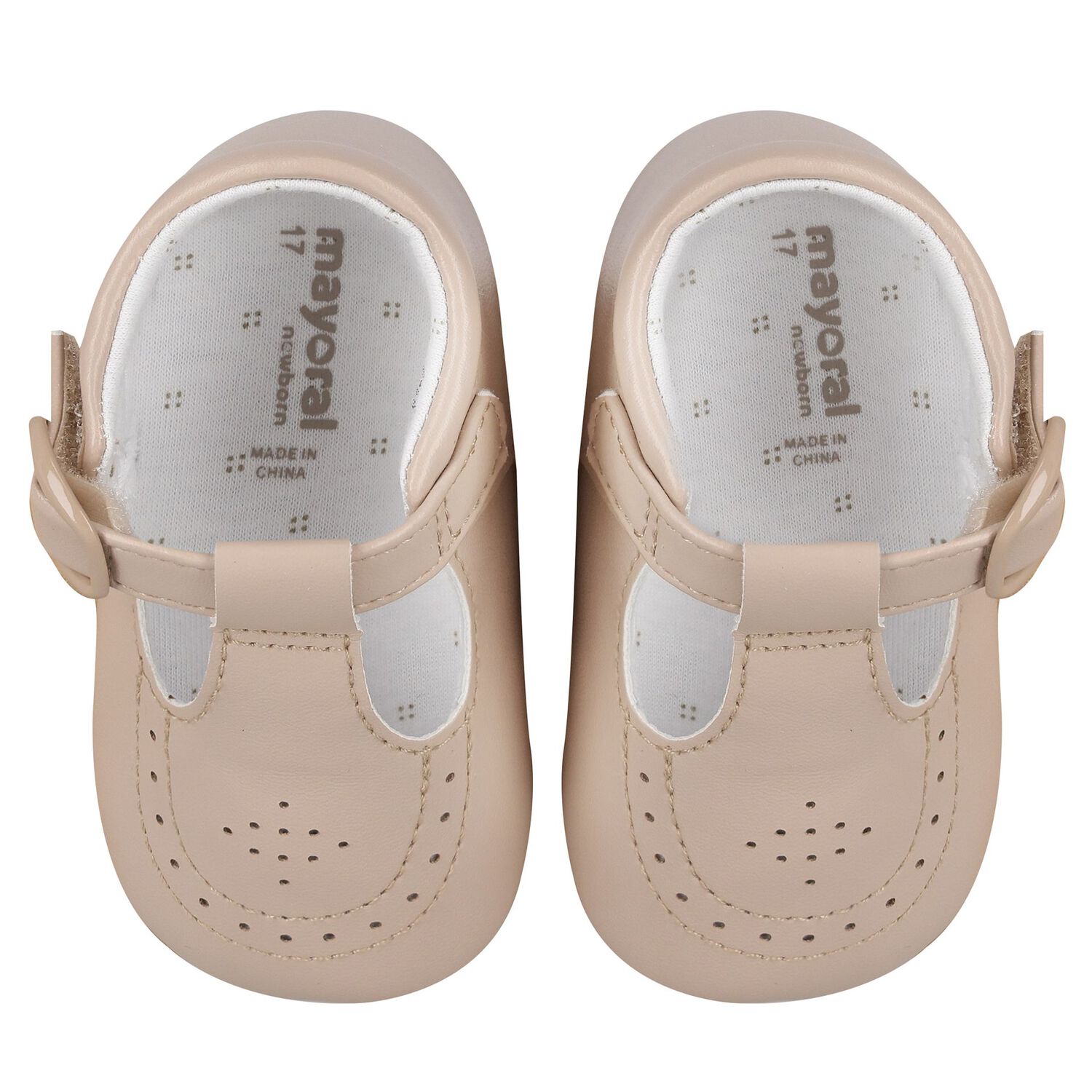 Baby Boys Beige Pre Walker Shoes, 2, hi-res