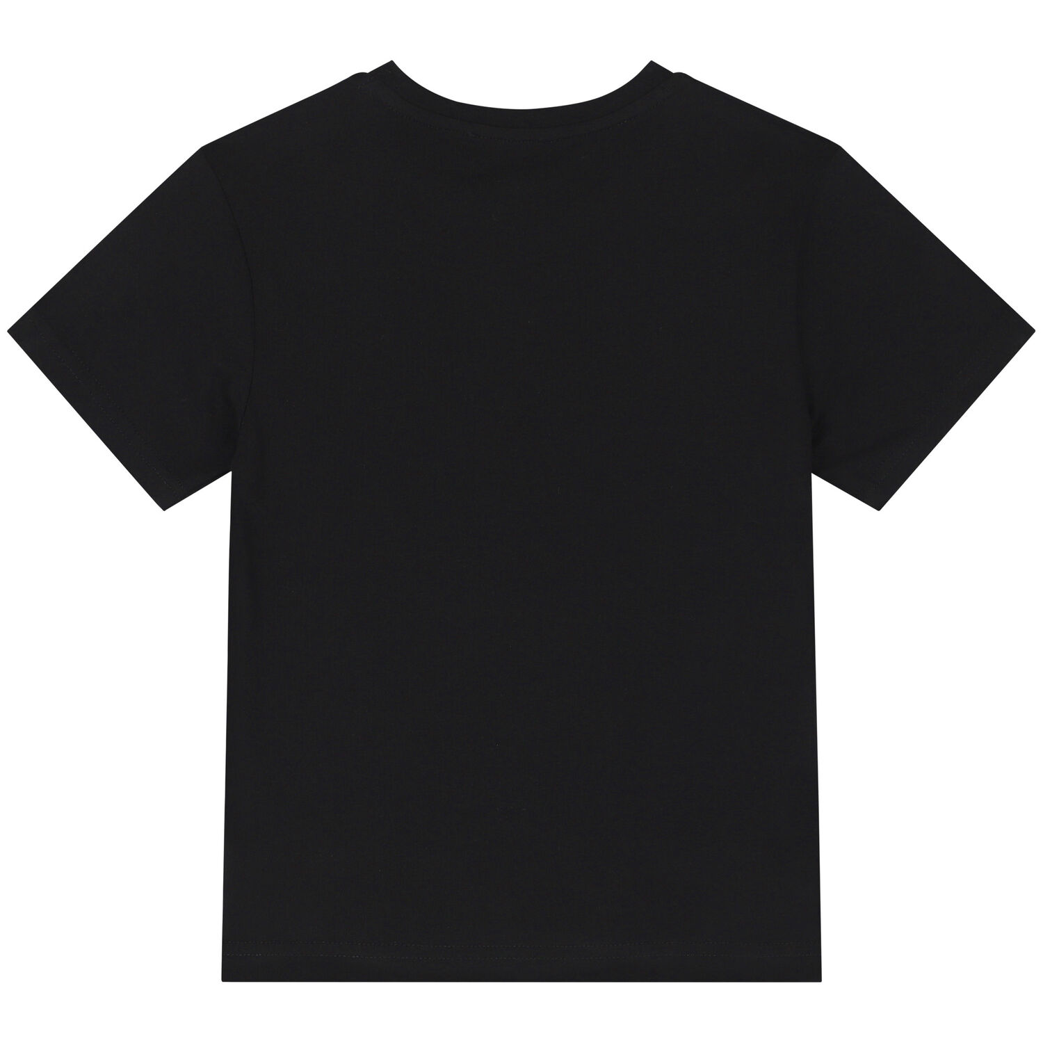 Boys Black Logo T-Shirt, 1, hi-res