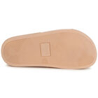 Girls Pale Pink Logo Sliders, 1, hi-res