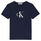Boys Navy Logo T-Shirt, 1, hi-res