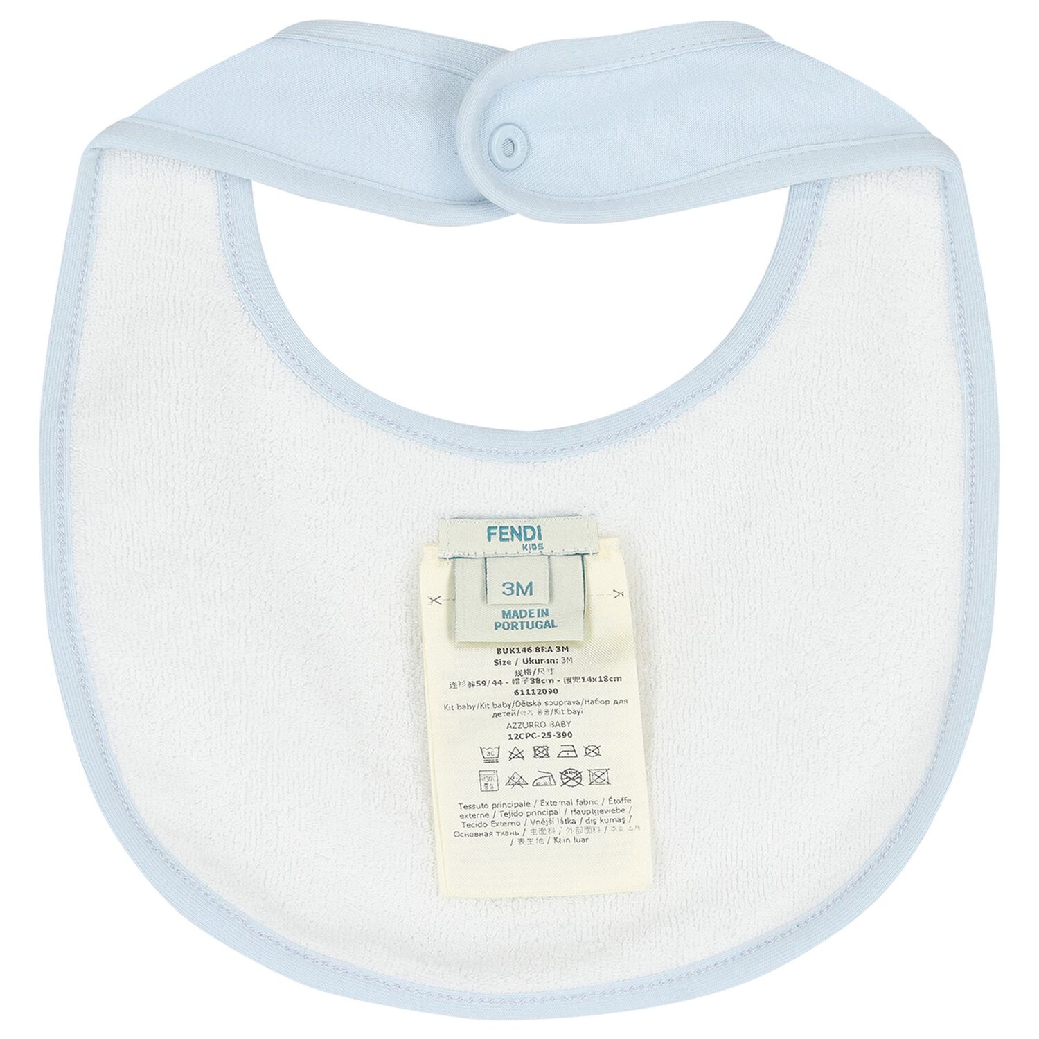 Baby Boys Blue & White Logo Babygrow Gift Set, 2, hi-res