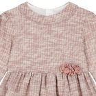 Girls Pink Tweed Dress, 1, hi-res