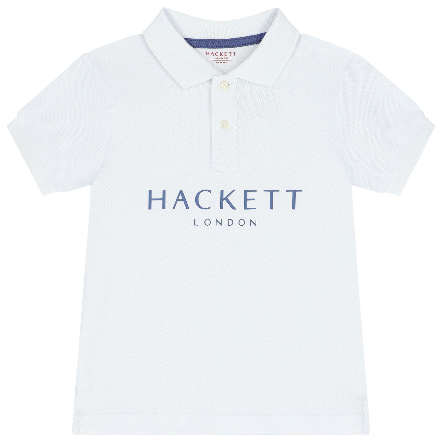 Boys White Logo Polo Shirt, 1, hi-res image number null