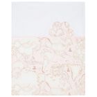 Baby Girls White & Pink Geo Map Blanket, 1, hi-res