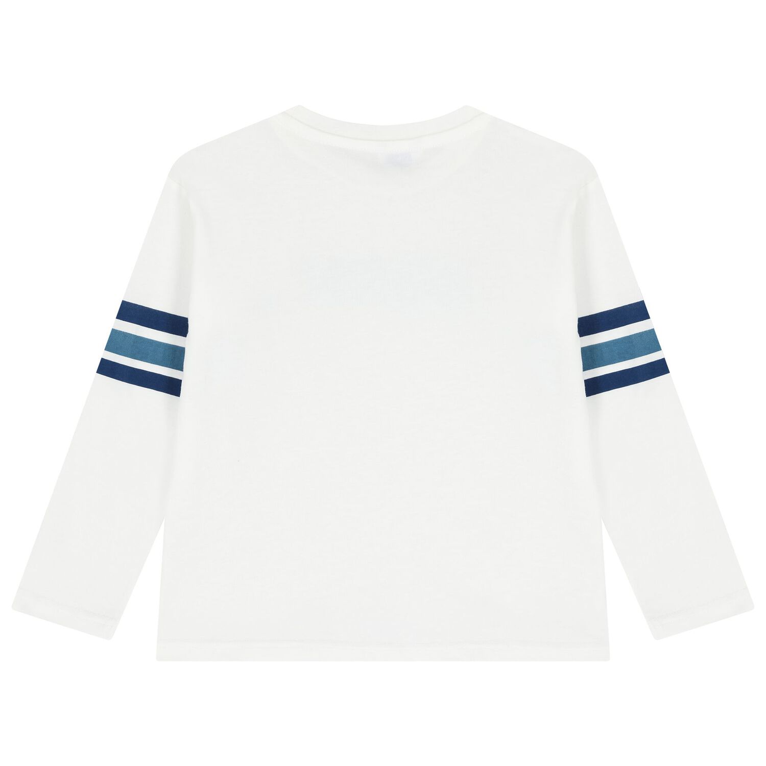 Boys White, Blue & Navy Blue Tracksuit Set ( 3 Piece ), 2, hi-res