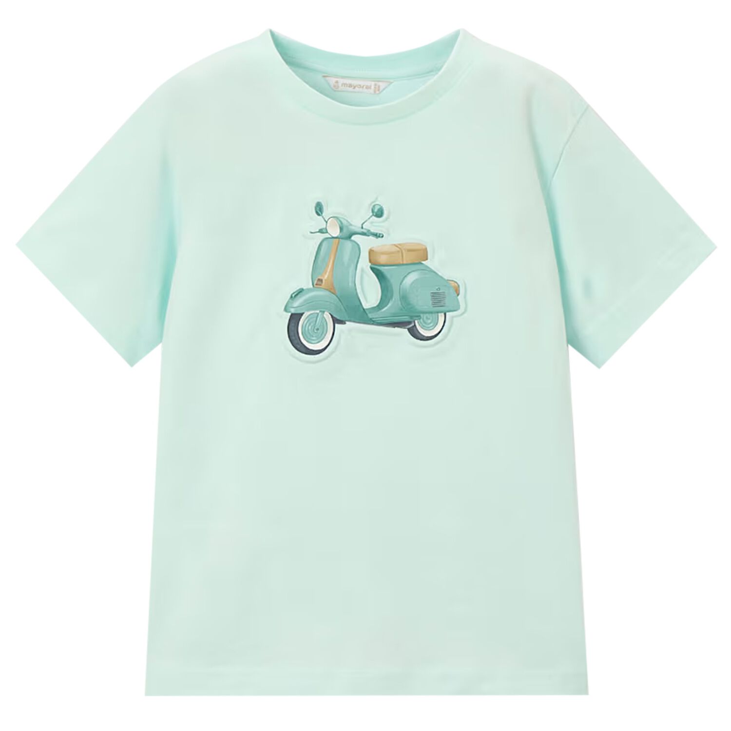 Boys Green Motorbike T-Shirt, 1, hi-res