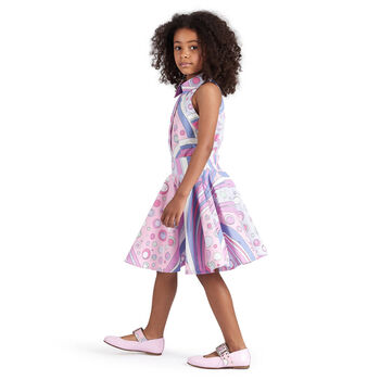 Girls Pink & Lilac Fontane Skirt