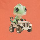 Younger Boys Orange T-Shirt, 1, hi-res