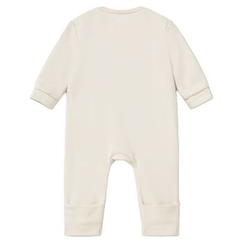 Baby Boys Ivory Teddy Bear Romper