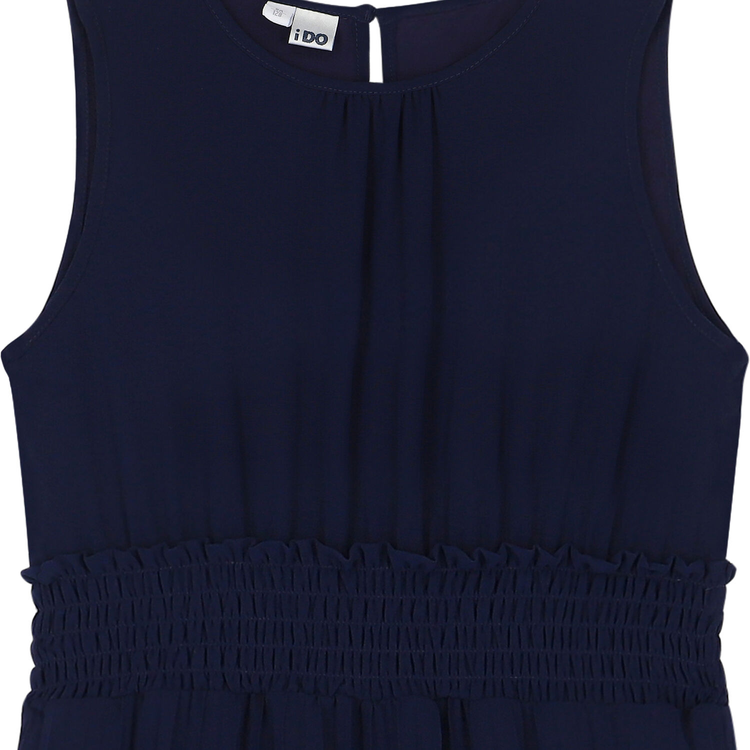 Girls Navy Pleated Dress, 1, hi-res image number null