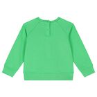 Younger Boys Green Animals Tracksuit, 1, hi-res