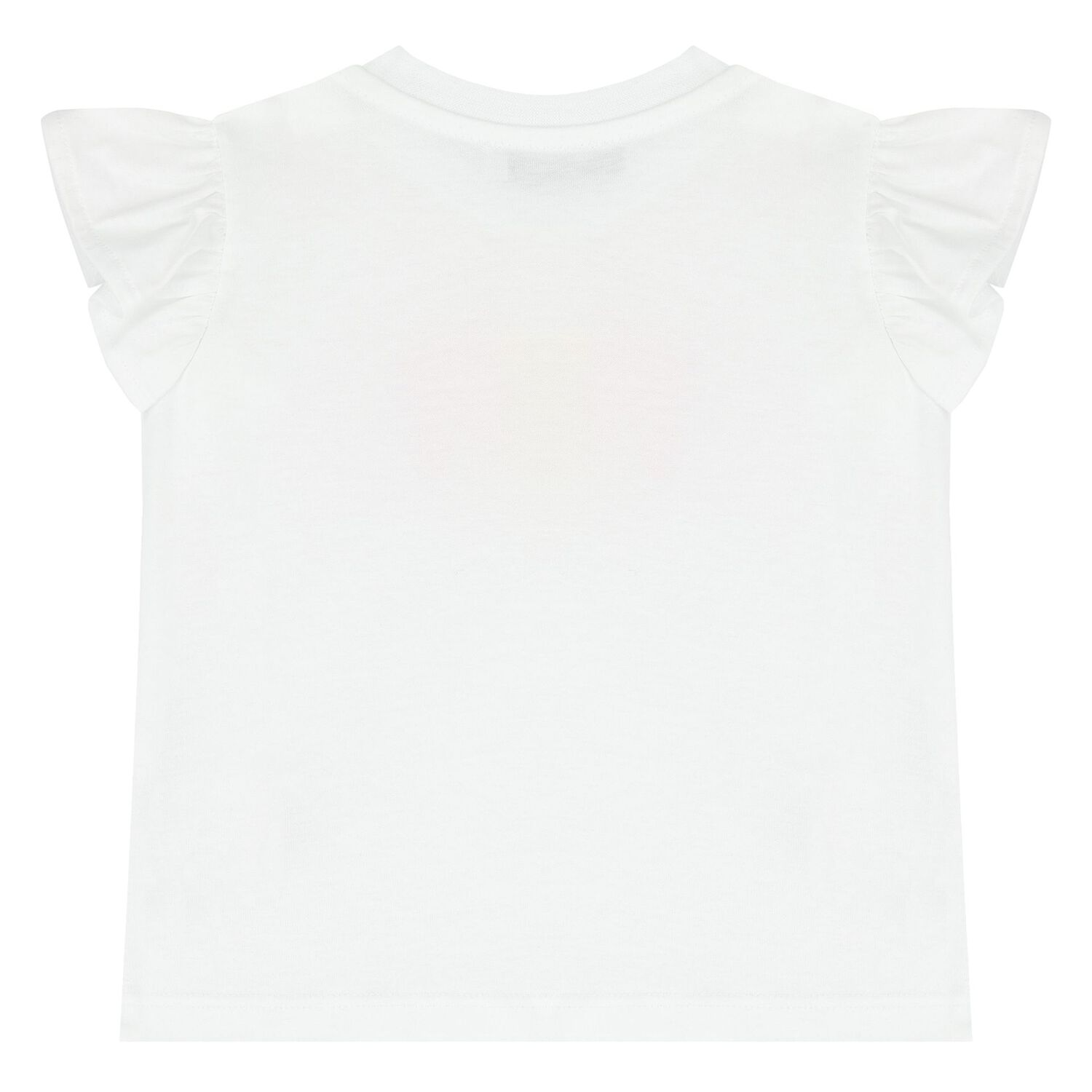 Younger Girls White & Pink Logo Shorts Set, 1, hi-res