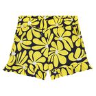 Younger Girls White & Yellow Shorts Set, 1, hi-res