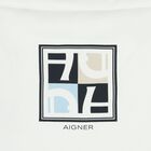 Baby Boys White Logo Nest , 1, hi-res