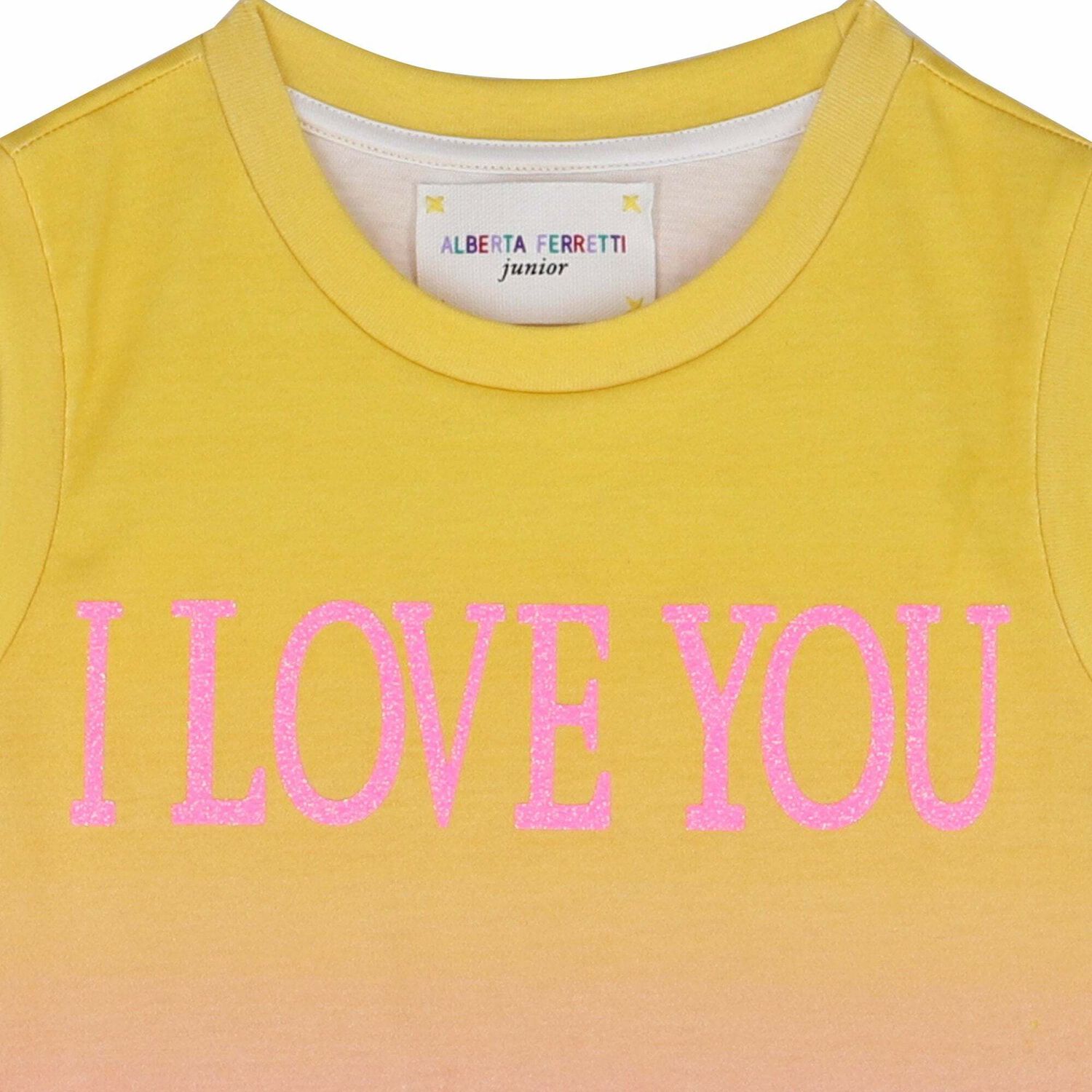 Girls Yellow & Pink Printed Sleeveless Top, 1, hi-res image number null