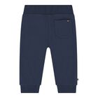 Baby Boys Navy Blue Logo Tracksuit, 1, hi-res