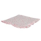 Baby Girls White & Pink Toile de Jouy Blanket, 1, hi-res