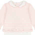 Baby Girls Pink Floral Babygrow Set, 1, hi-res