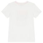 Boys White Logo T-Shirt, 1, hi-res