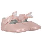 Baby Girls Pink Bow Pre Walker Shoes, 3, hi-res
