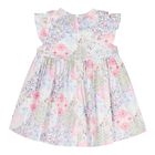 Baby Girls Pink Floral Shirred Dress Set, 1, hi-res