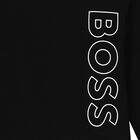 Boys Black Logo Long Sleeve Top, 3, hi-res