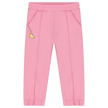 Younger Girls Pink Joggers