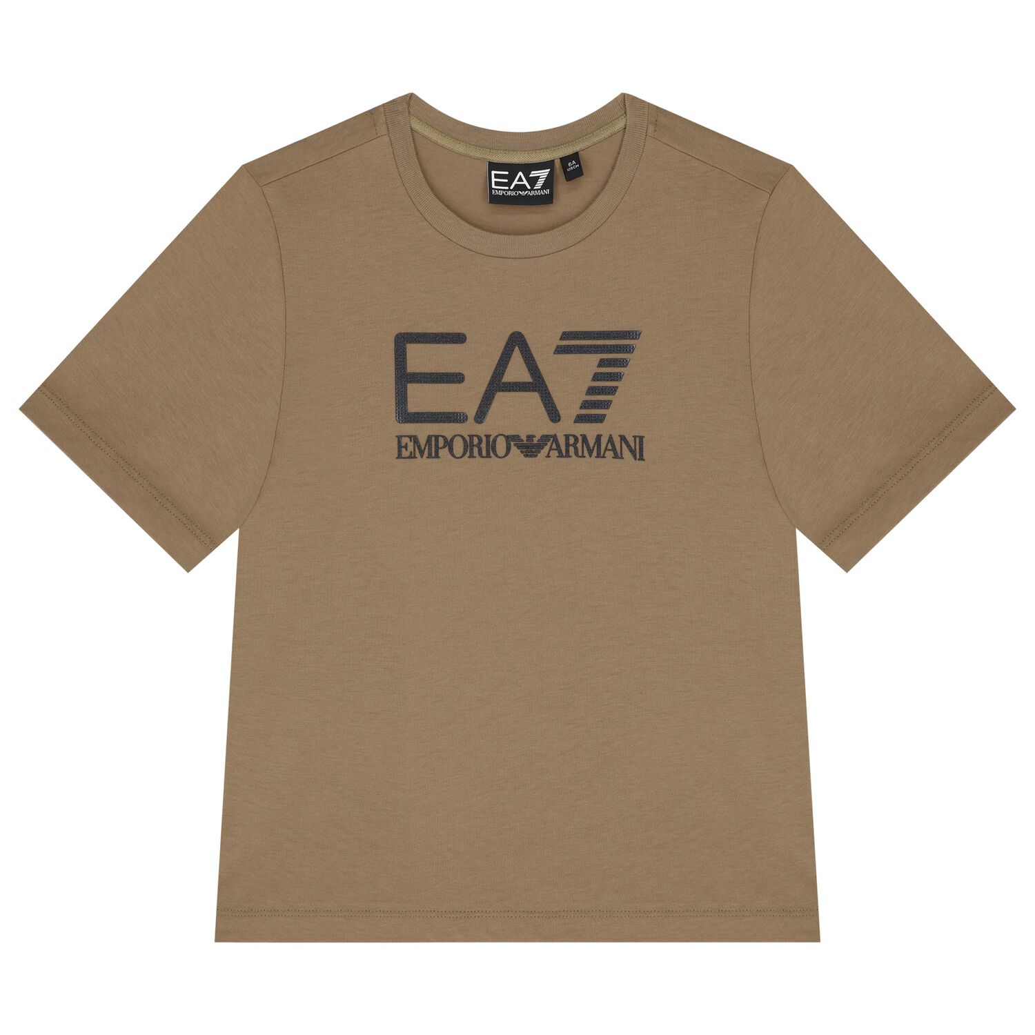 Boys Beige Logo T-Shirt, 3, hi-res