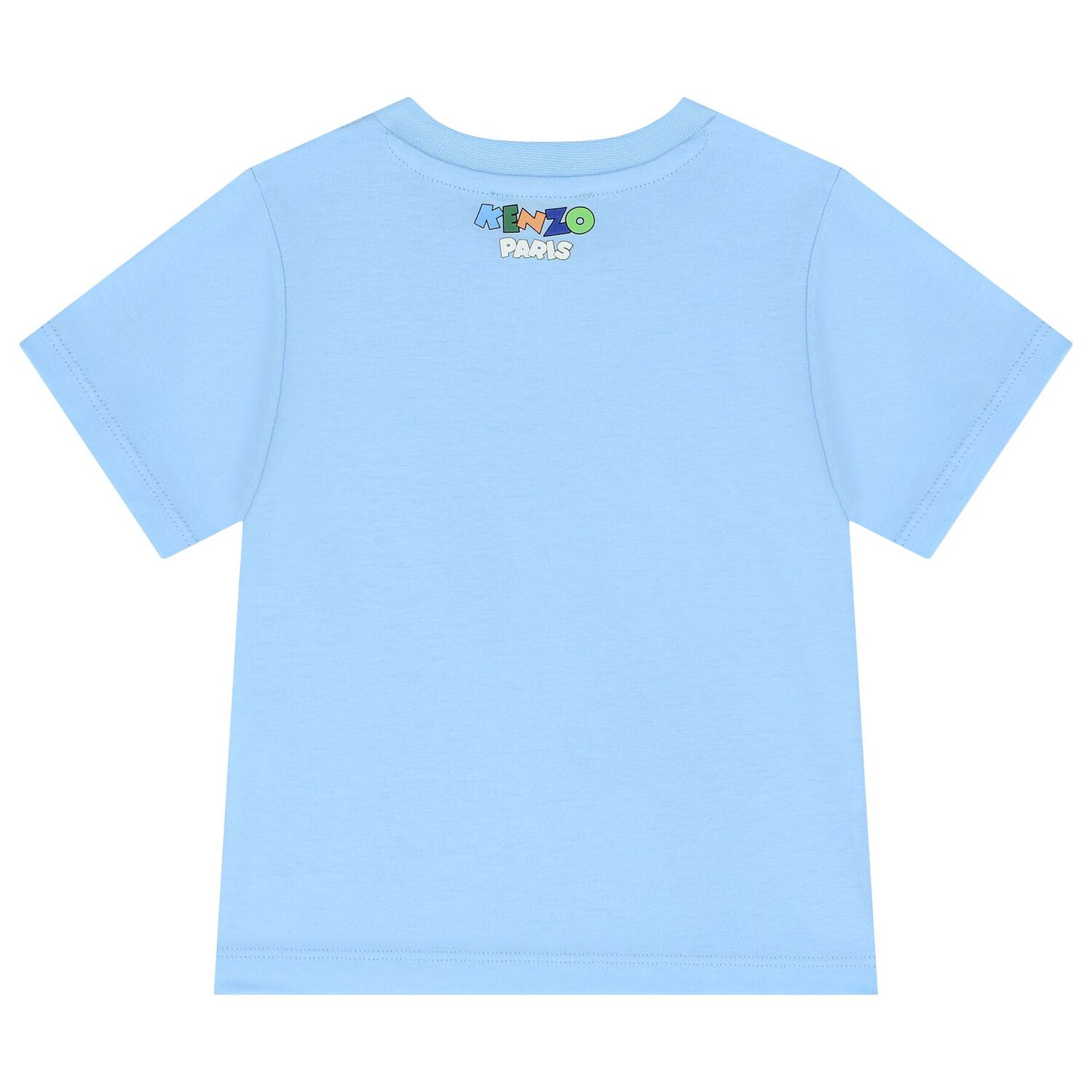 Younger Boys Blue Logo T-Shirt, 1, hi-res