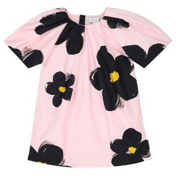 Girls Pink Daisy Dress