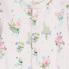 Baby Girls Pink Floral Babygrow, 1, hi-res