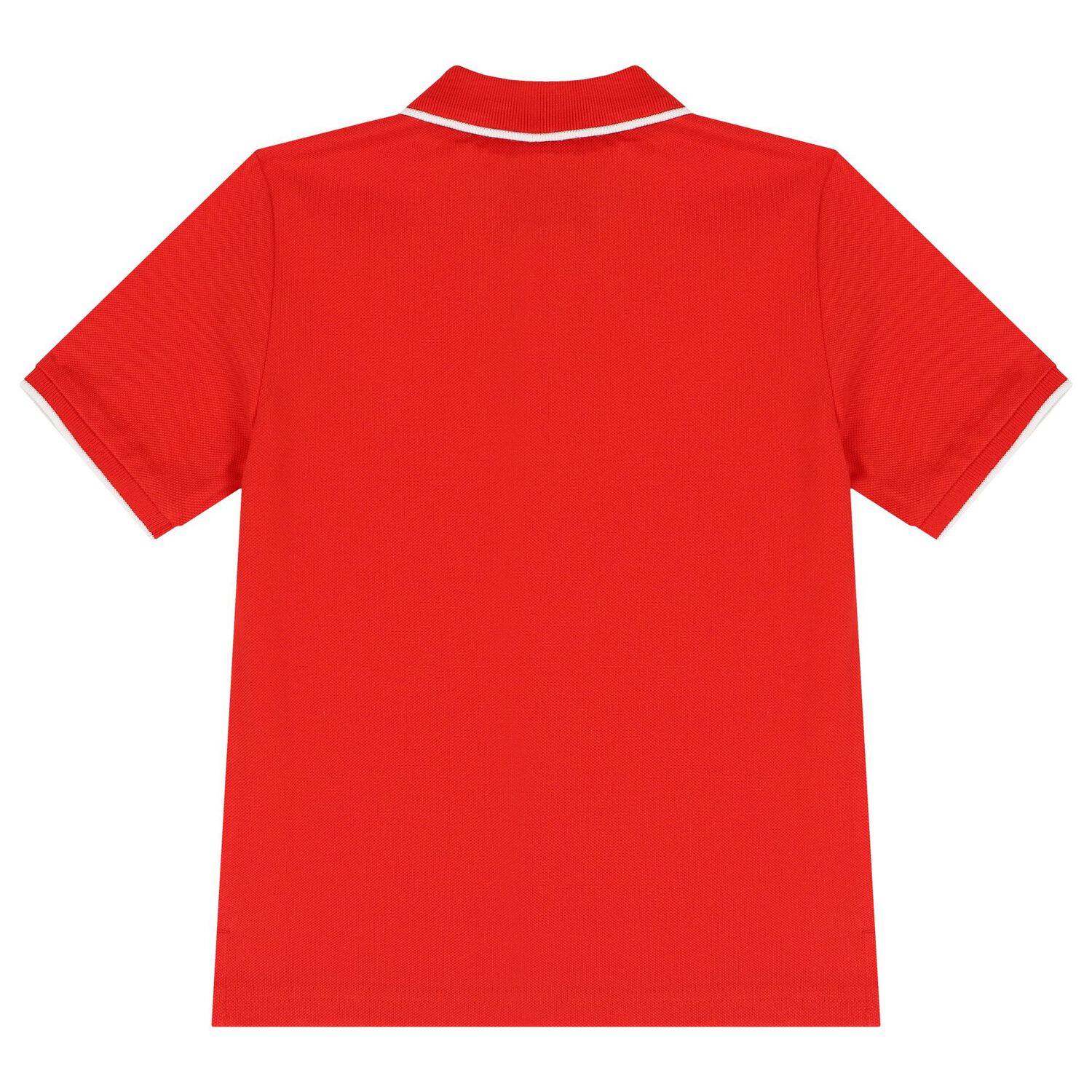 Boys Red Logo Polo Shirt, 4, hi-res