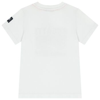 Boys White Logo T-Shirt