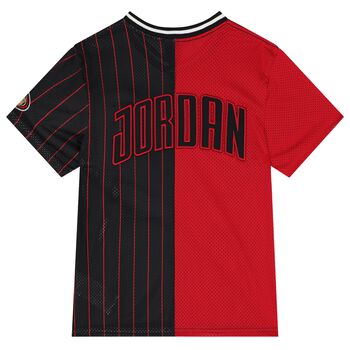 Boys Red & Black Jordan Logo T-Shirt