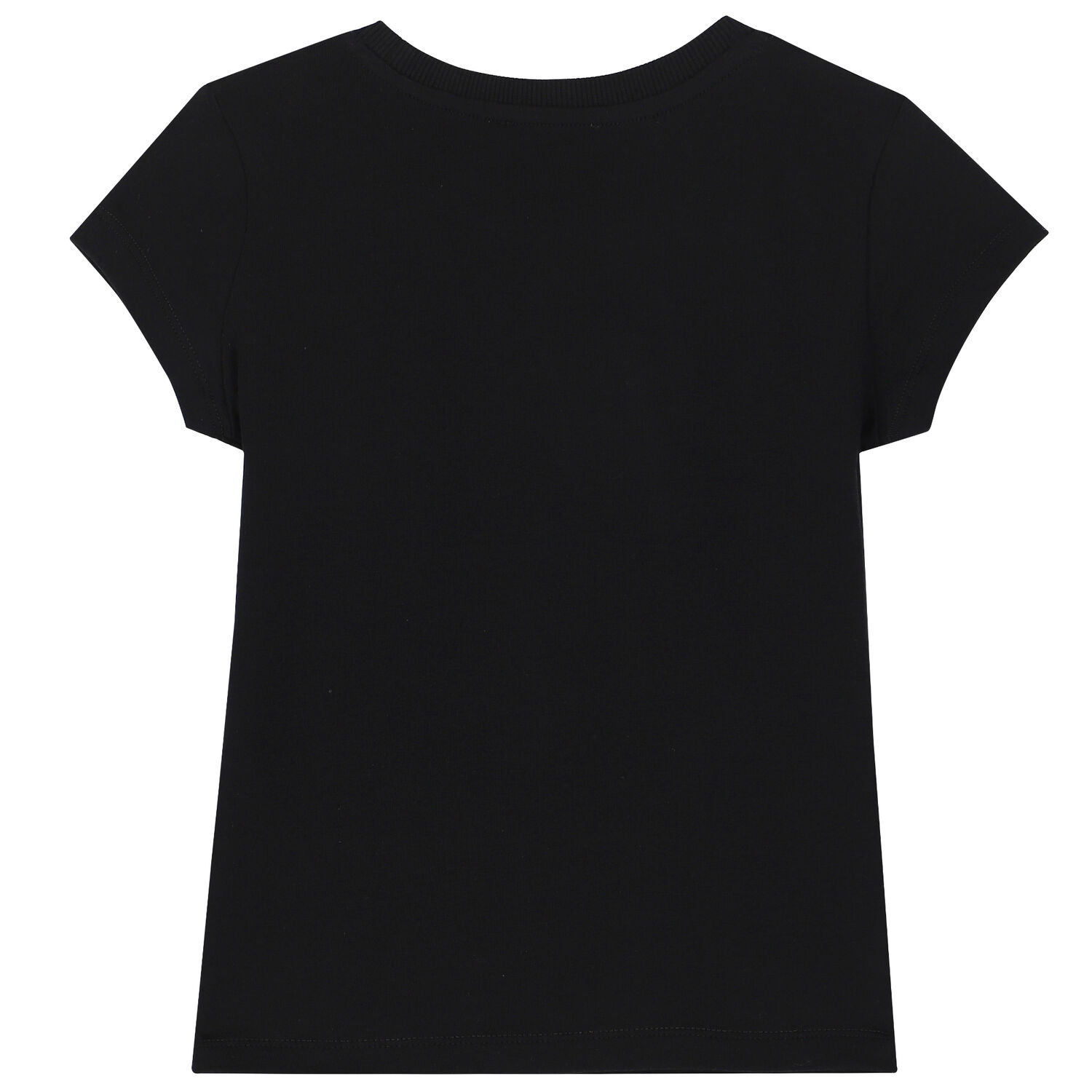 Girls Black Teddy Logo T-Shirt, 2, hi-res