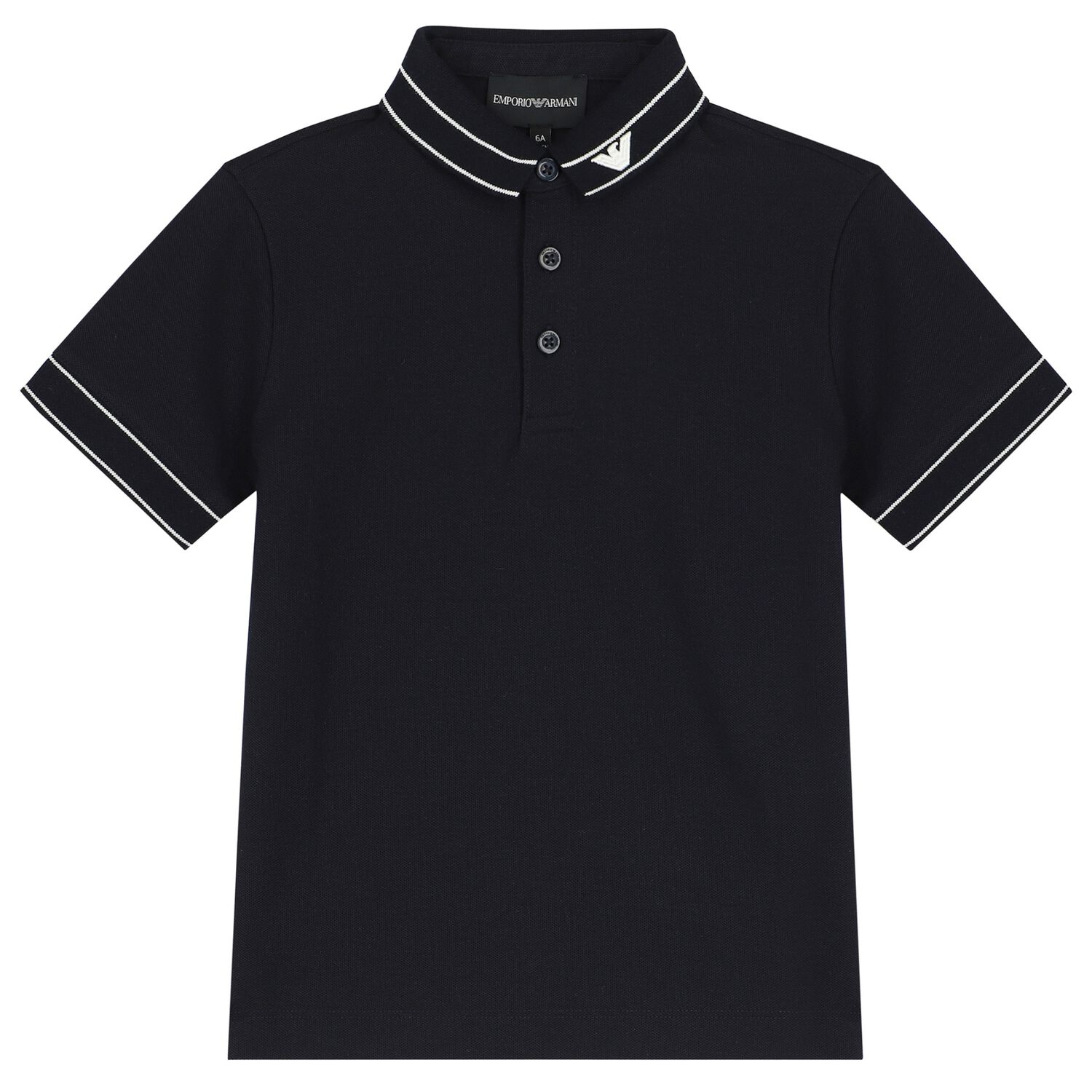 Boys Navy Blue Logo Polo Shirt, 1, hi-res image number null