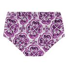 Baby Girls White & Purple Majolica Dress Set, 1, hi-res