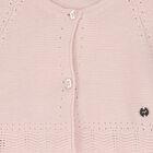 Baby Girls Pink Bolero Cardigan, 3, hi-res