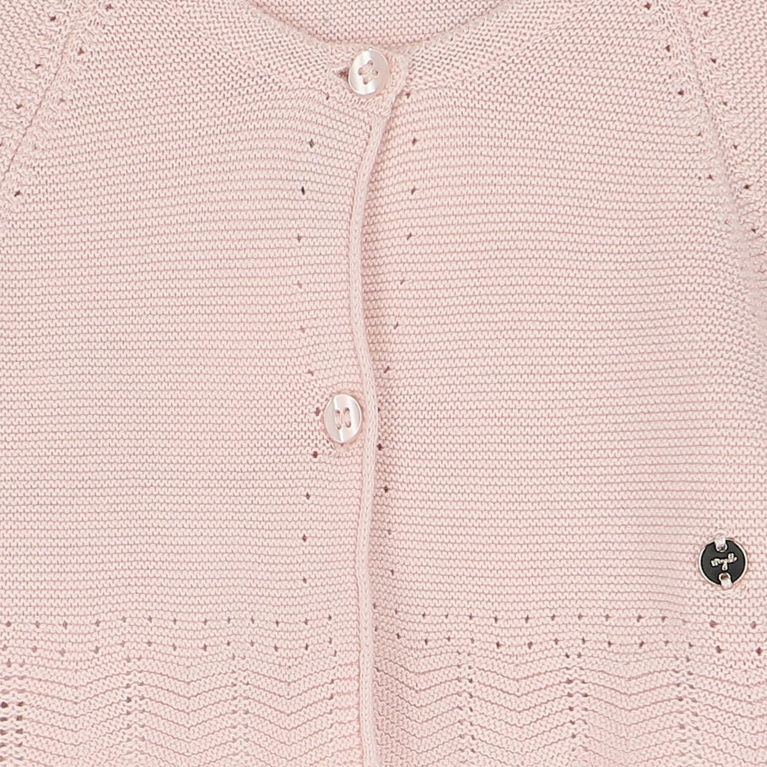 Baby Girls Pink Bolero Cardigan, 3, hi-res