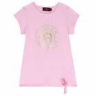 Girls Pink & Gold Logo T-Shirt, 1, hi-res