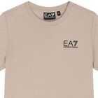 Boys Beige Logo T-Shirt, 1, hi-res