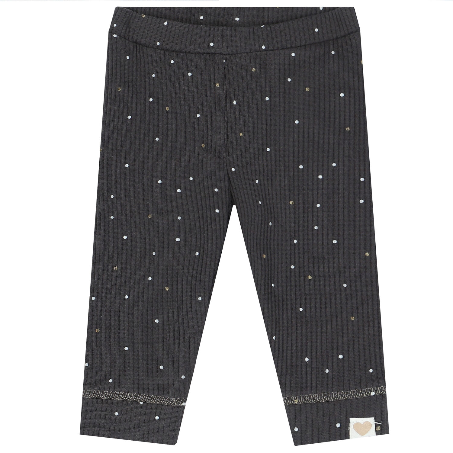 Baby Girls Grey & Ivory Leggings (2 Pack), 1, hi-res image number null