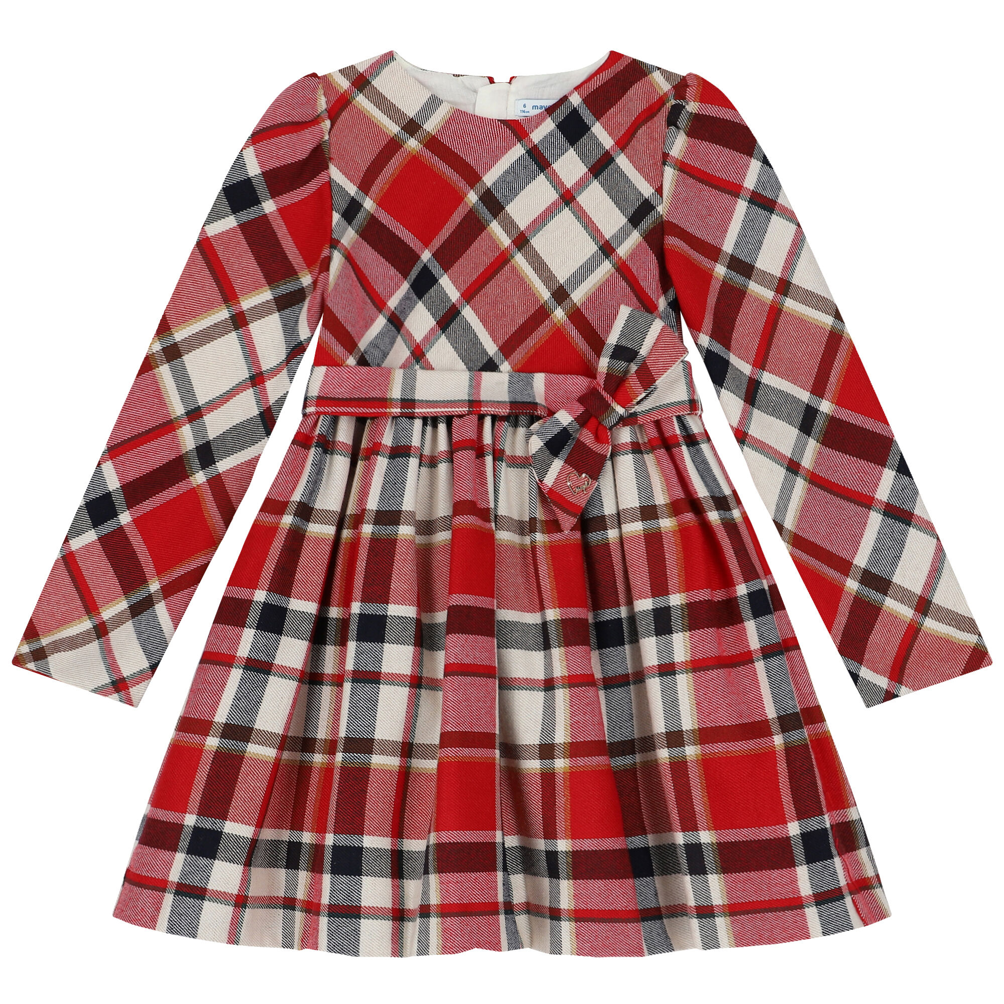 Mayoral tartan deals dress