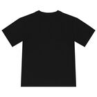 Boys Black Logo T-Shirt, 2, hi-res