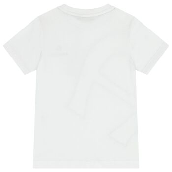 Boys White Logo T-Shirt