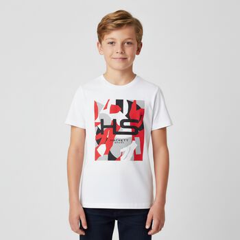 Boys White Logo T-Shirt