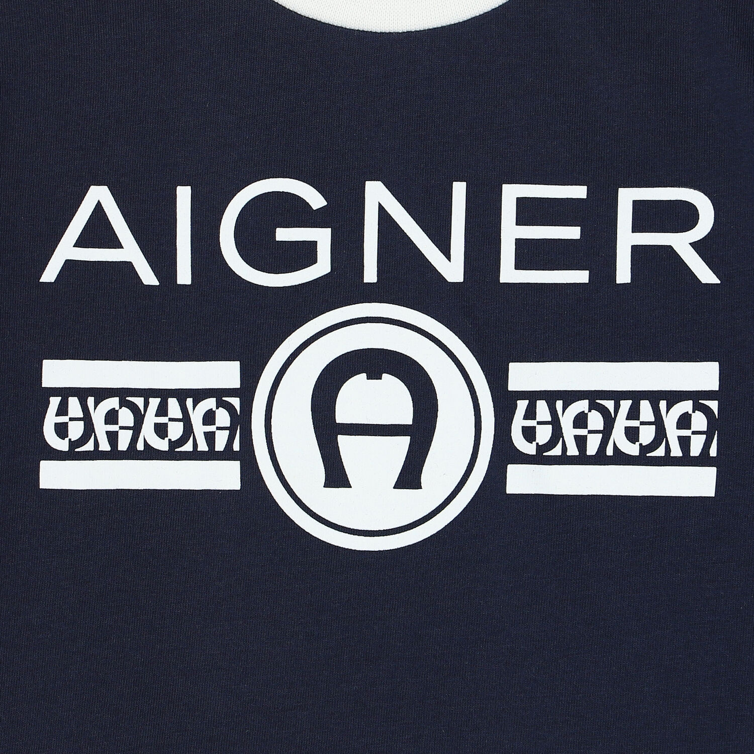 Younger Boys Navy Logo T-Shirt, 3, hi-res